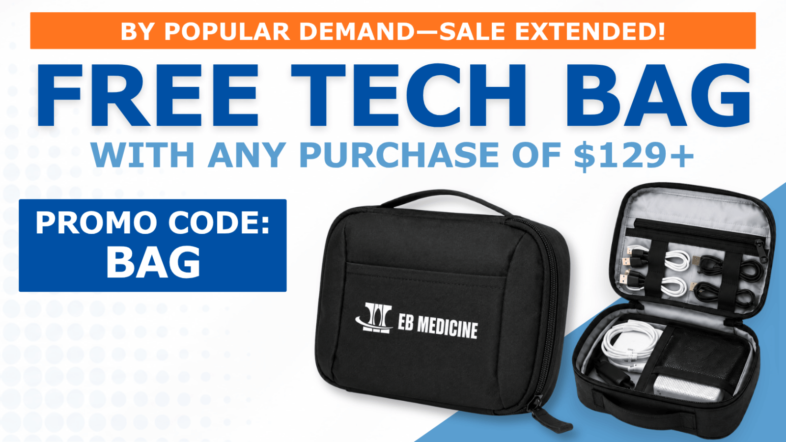 Free Tech Bag Banner Extended