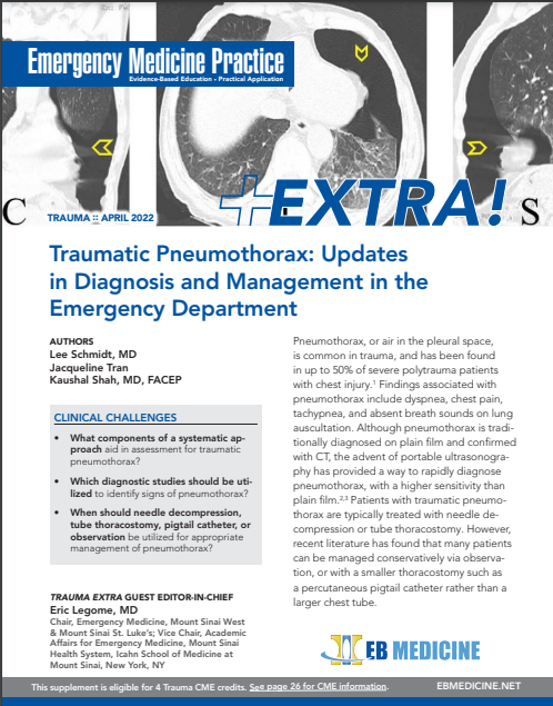 Traumatic Pneumothorax