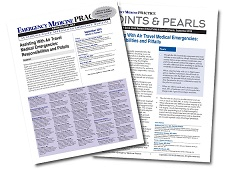 Assisting With Air Travel Medical Emergencies: Responsibilities and Pitfalls